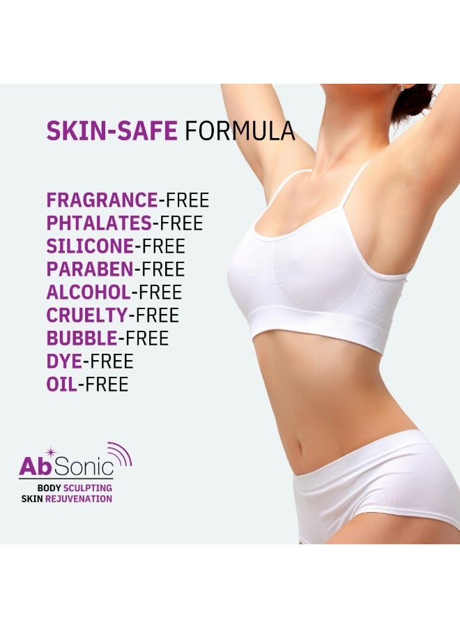 Absonic جل موصل للتحفيز الكهربائي، حزام البطن، أقطاب كهربائية، تينس، إيمس وألتراساوند - 2 × 250 مل - Image 5